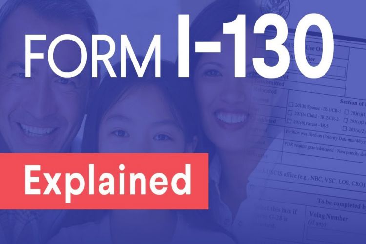 how to submit form i 130 online